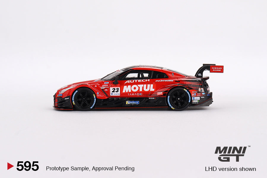 Mini GT Nissan GT-R Nismo GT500 #23 “MOTUL AUTECH GT-R" NISMO 2021 SUPER GT SERIES 1/64 Scale