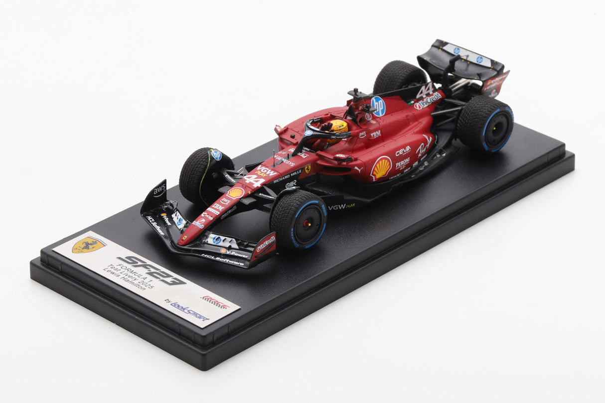 Looksmart Ferrari SF-23 #44 Lewis Hamilton 2025 Fiorano Test 1/43 Scale LSF1073