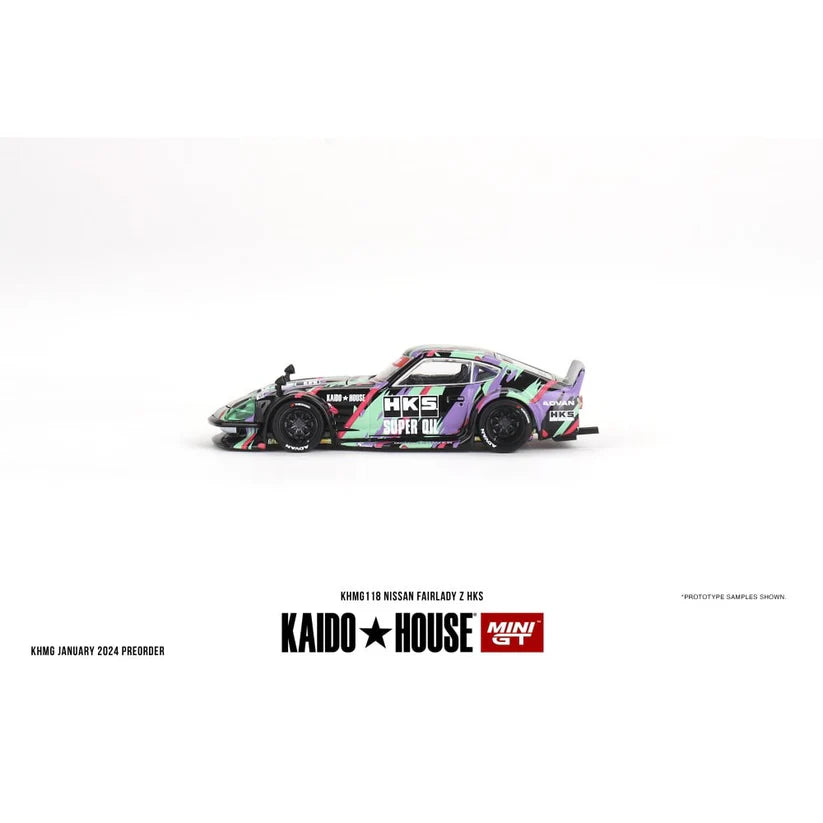 Mini GT x Kaido House Nissan Fairlady Z HKS 1/64 Scale MGTKHMG118