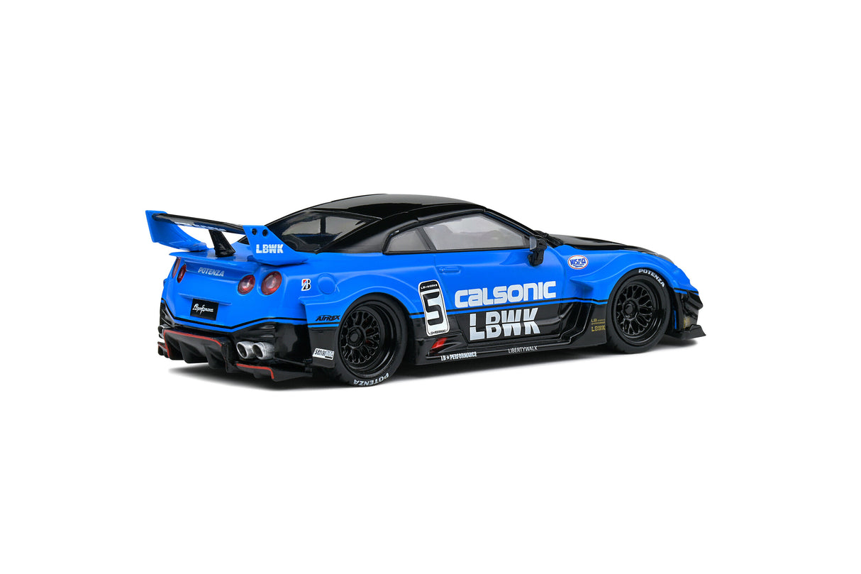 Solido Nissan GT-R (R35) LB Works - Liberty Walk Silhouette Coupe Calsonic 2016 1/43 Scale