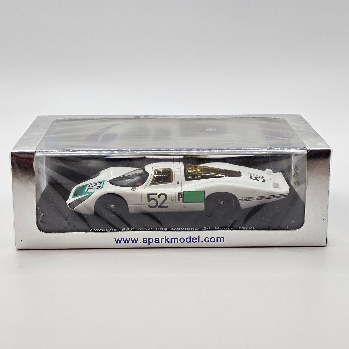 Spark Porsche 907 #52 Porsche System 2nd Daytona 24Hrs 1968 1/43 Scale S2985