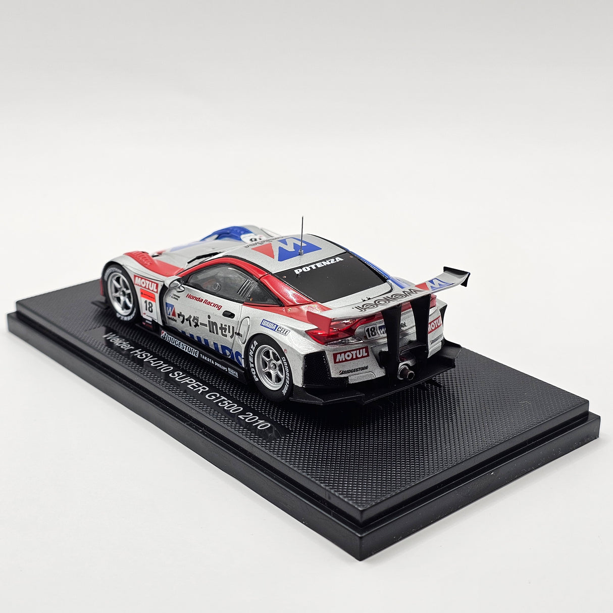 EBBRO Honda HSV-010 #18 Weider Honda Racing Super GT 2010 Champions 1/43 Scale