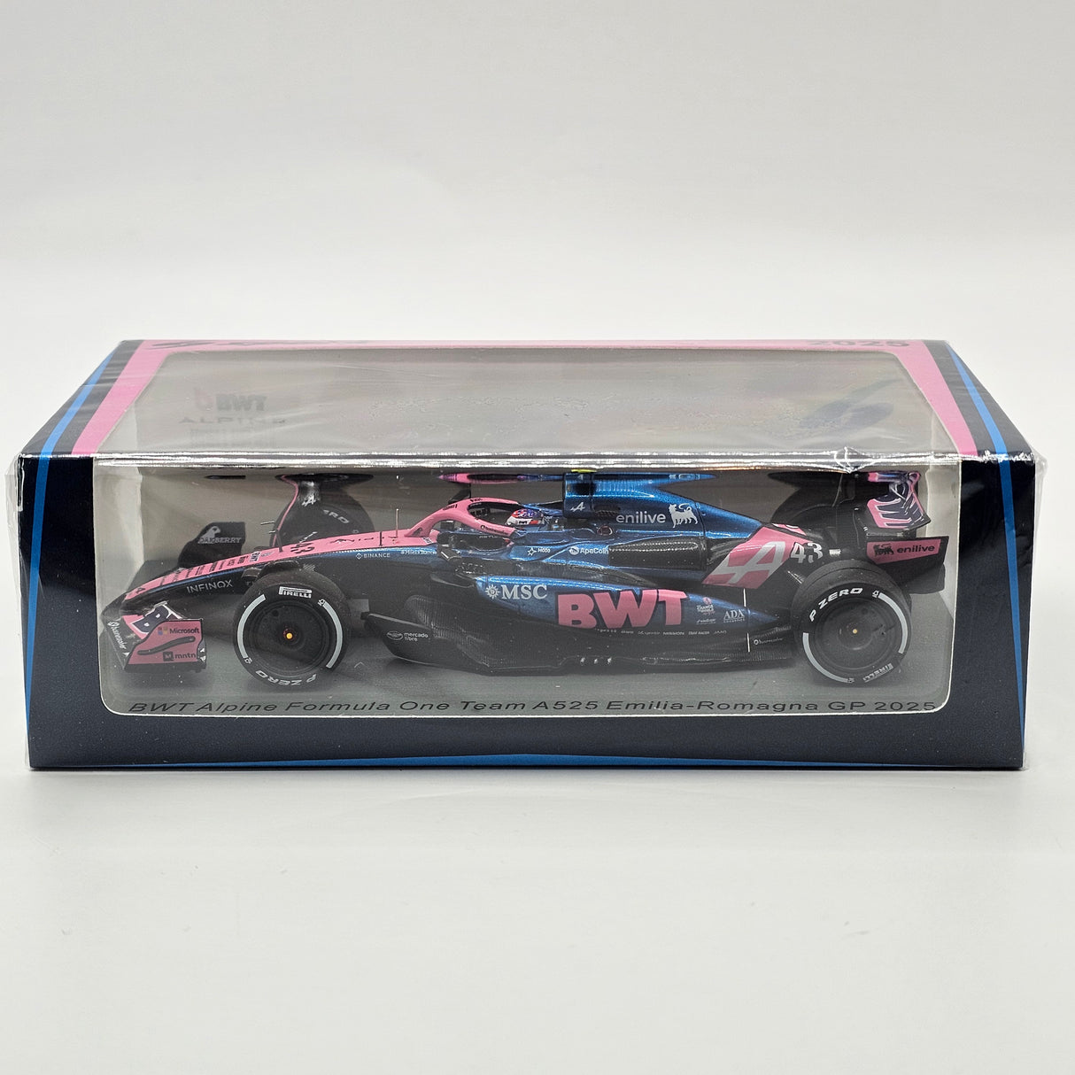 Spark Alpine A525 #43 Franco Colapinto Emilia-Romagna F1 GP 2025 1/43 Scale S9625