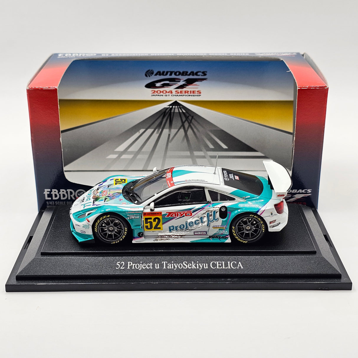 EBBRO Toyota Celica #52 Team Cerumo Project u JGTC GT300 2004 1/43 Scale