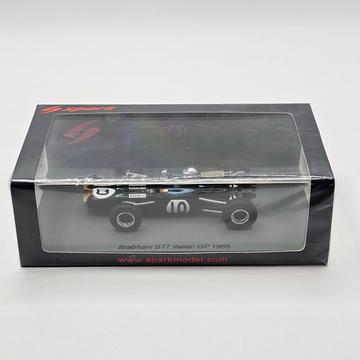Spark Brabham BT7 #10 Giancarlo Baghetti Italian GP 1965 1/43 Scale S7086
