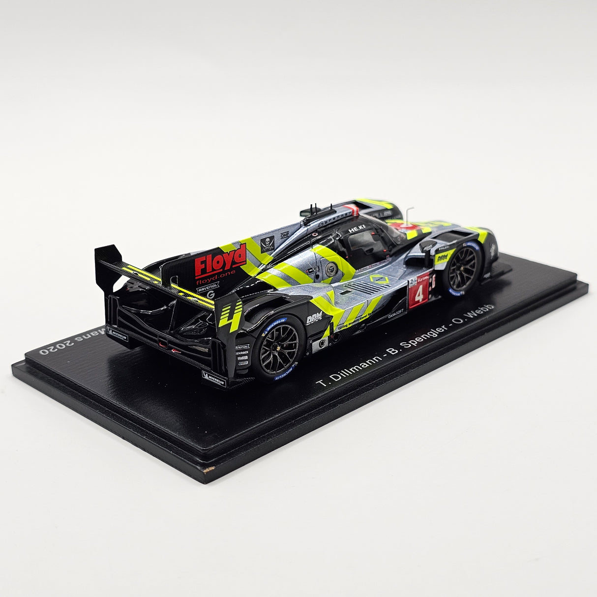 Spark ENSO CLM P1/01 #4 ByKolles Racing Team 24Hrs Le Mans 2020 1/43 Scale