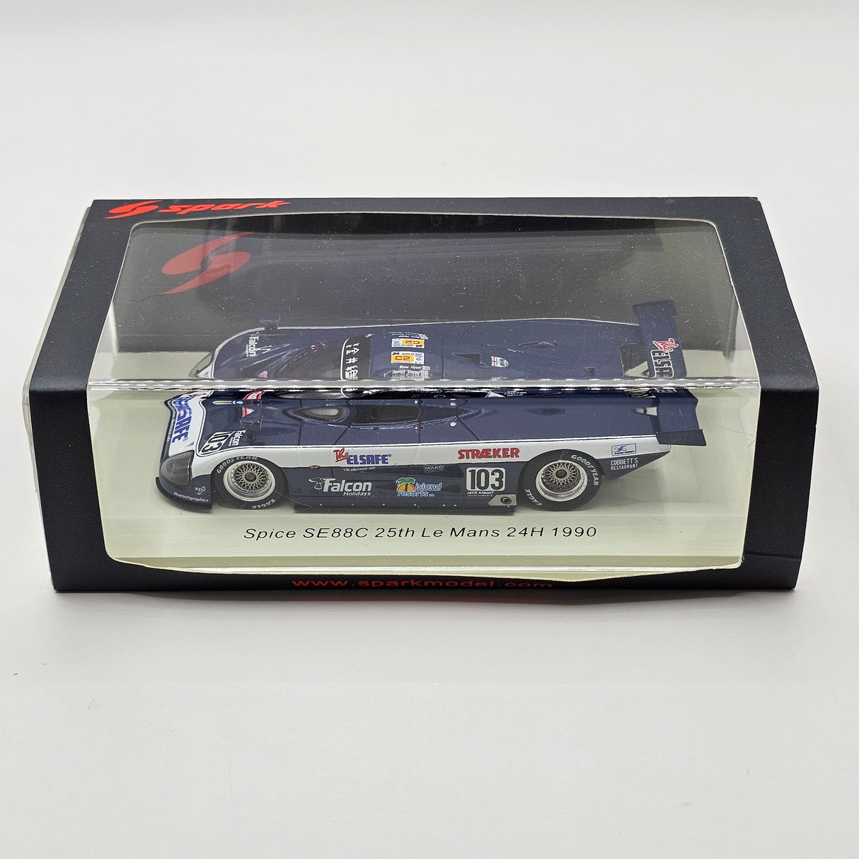 Spark Spice SE88C #103 Team Mako 24Hrs Le Mans 1990 1/43 Scale S6813
