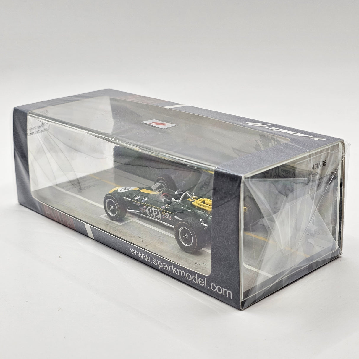 Spark Lotus 38 #82 Jim Clark Indianapolis 500 Winner 1965 1/43 Scale 43IN65