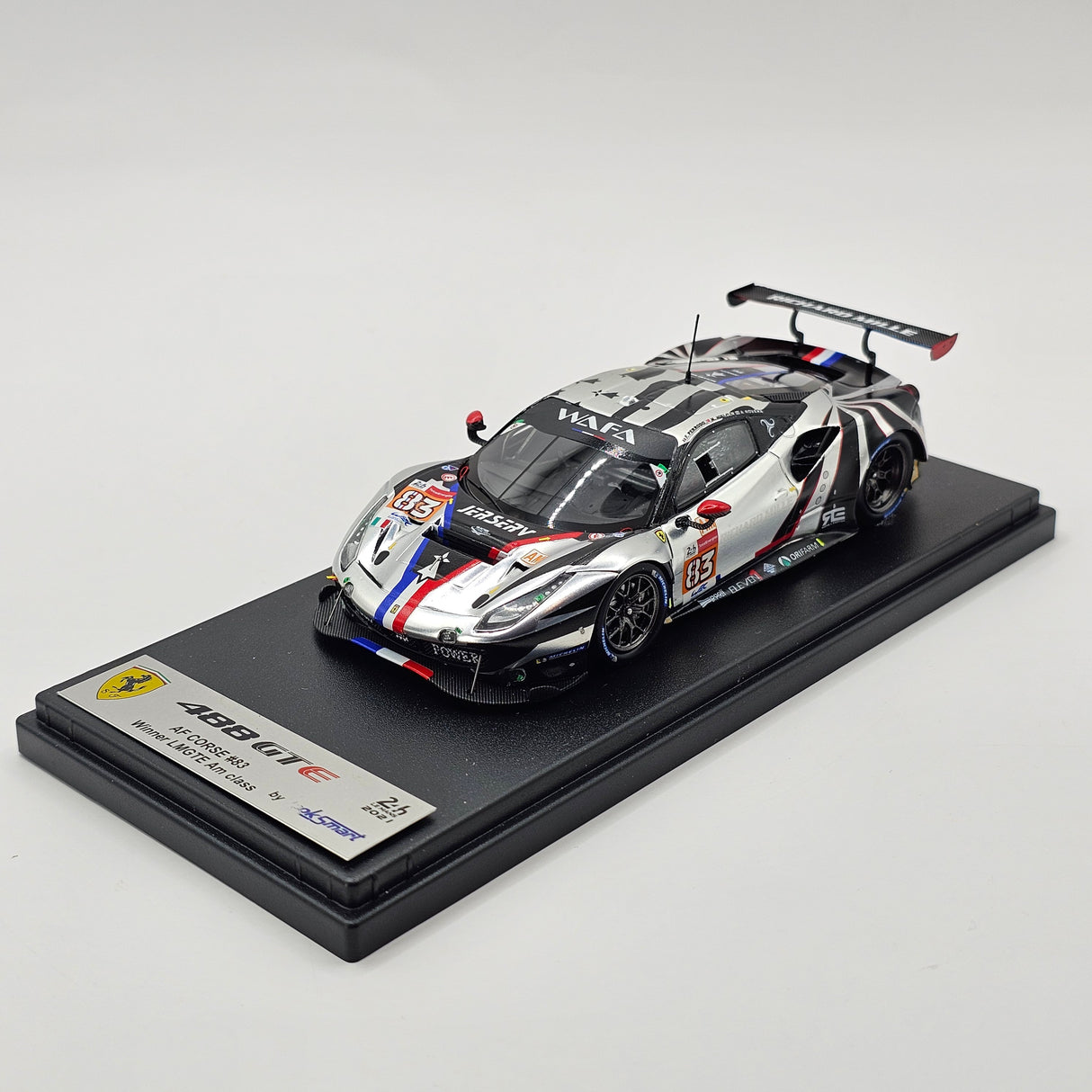 Looksmart Ferrari 488 GTE Evo #83 AF Corse Am Winner 24Hrs Le Mans 2021 1/43 Scale