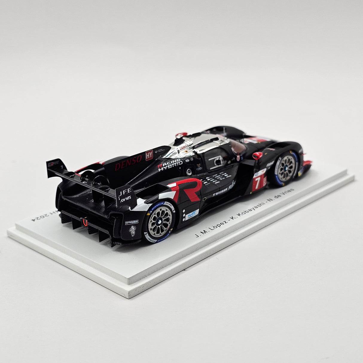 Spark Toyota GR010 Hybrid #7 Gazoo Racing 2nd 2024 Le Mans 1/43 Scale S9115