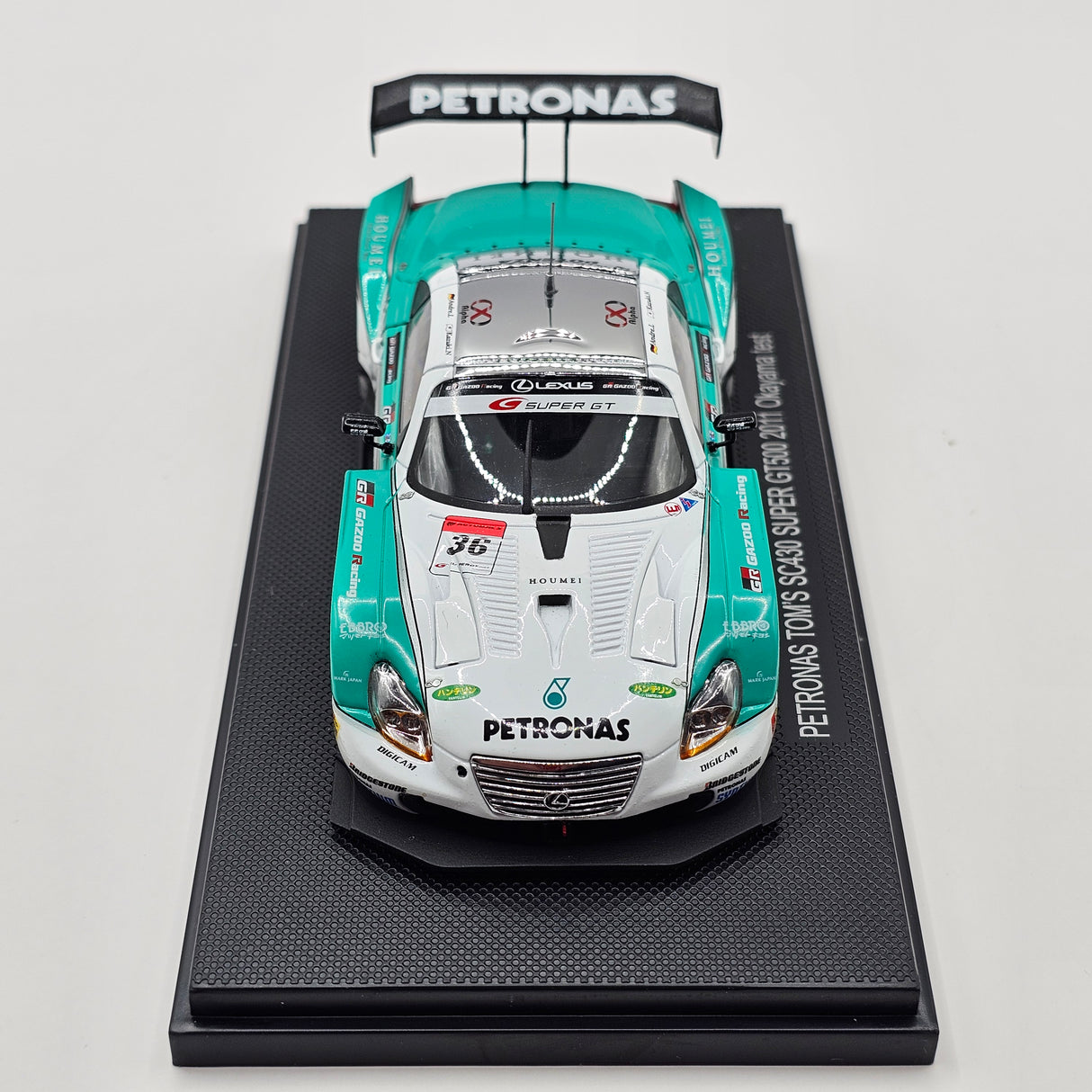 EBBRO Lexus SC430 #36 Petronas TOM'S Super GT 2011 GT500 1/43 Scale