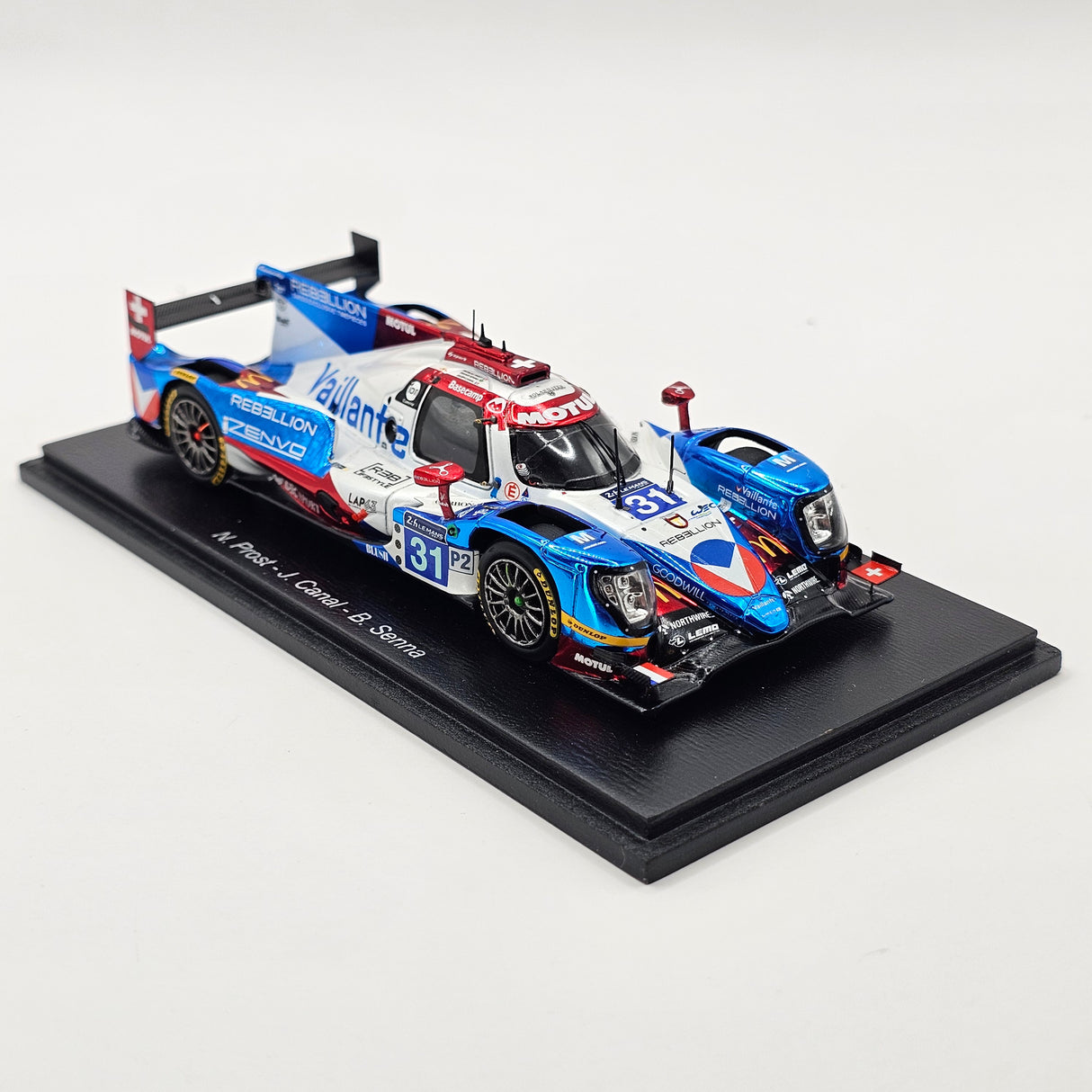 Spark Oreca 07 Gibson #31 Vaillante Rebellion 24Hrs Le Mans 2017 1/43 Scale MV10