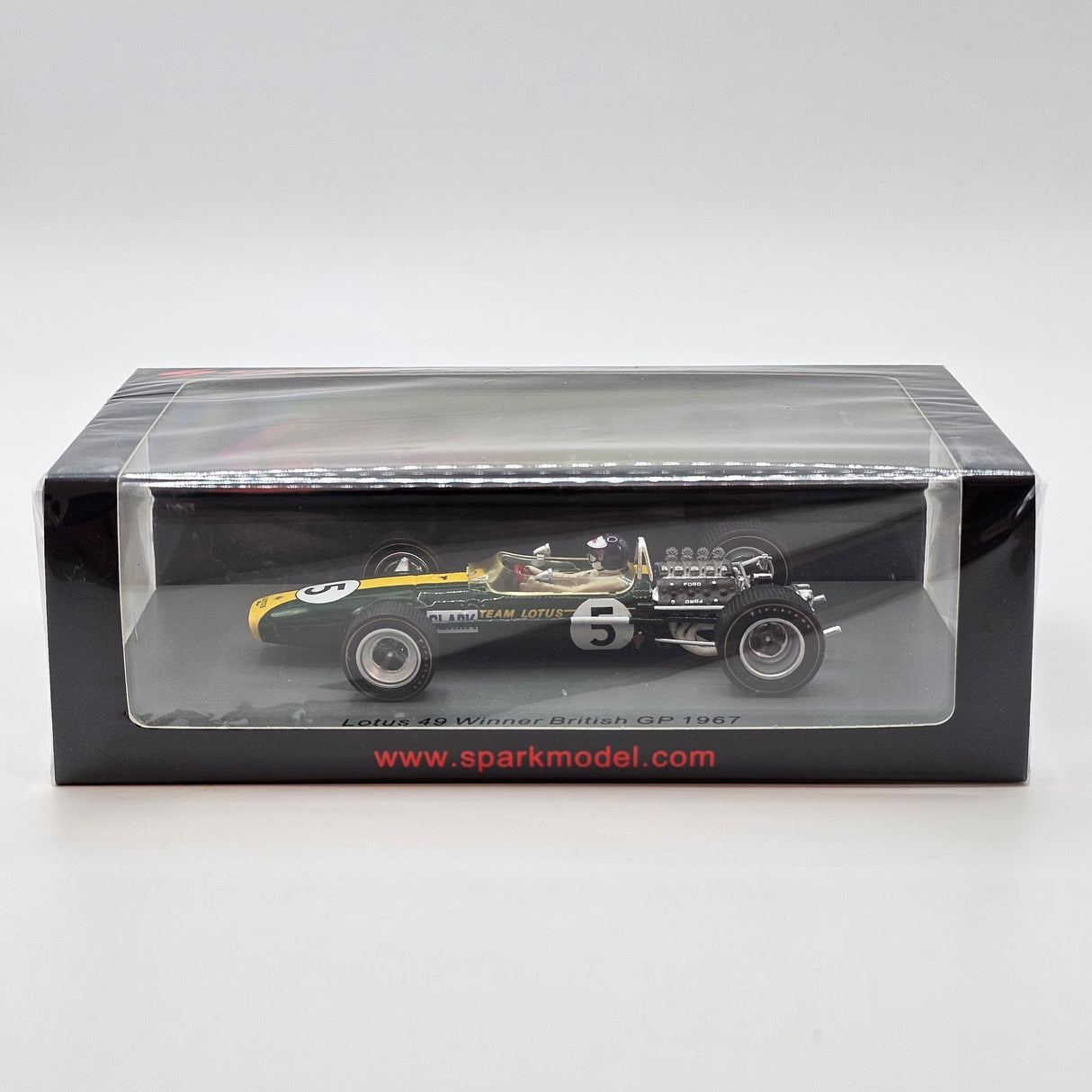 Spark Lotus 49 #5 Jim Clark Winner British GP Formula 1 1967 1/43 Scale S6362