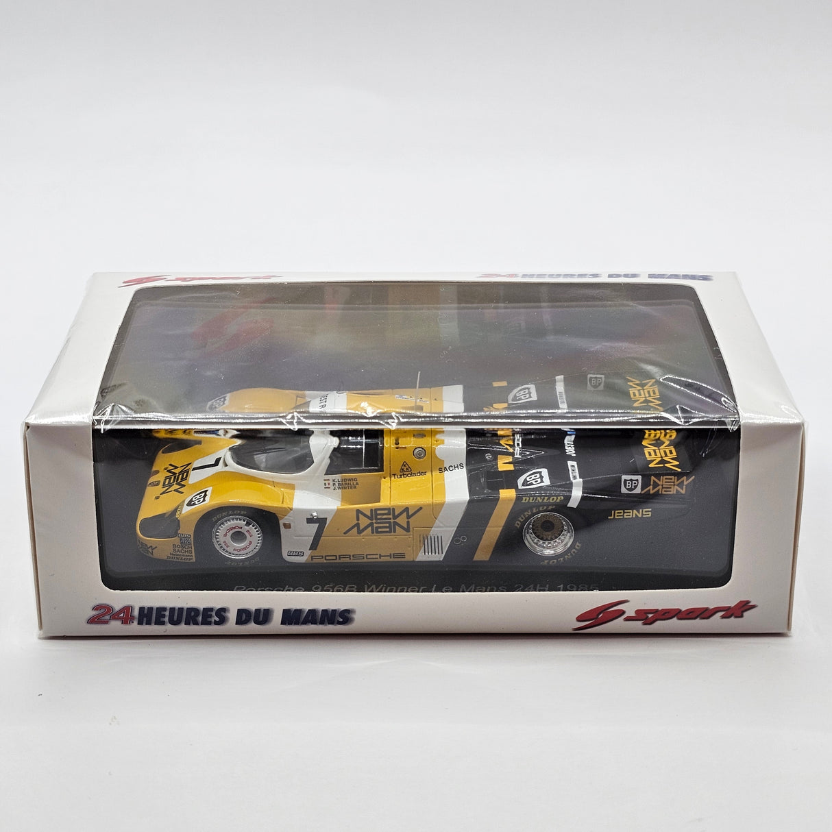 Spark Porsche 956B #7 NewMan Joest Racing 24Hrs Le Mans 1985 Winner 1/43 Scale