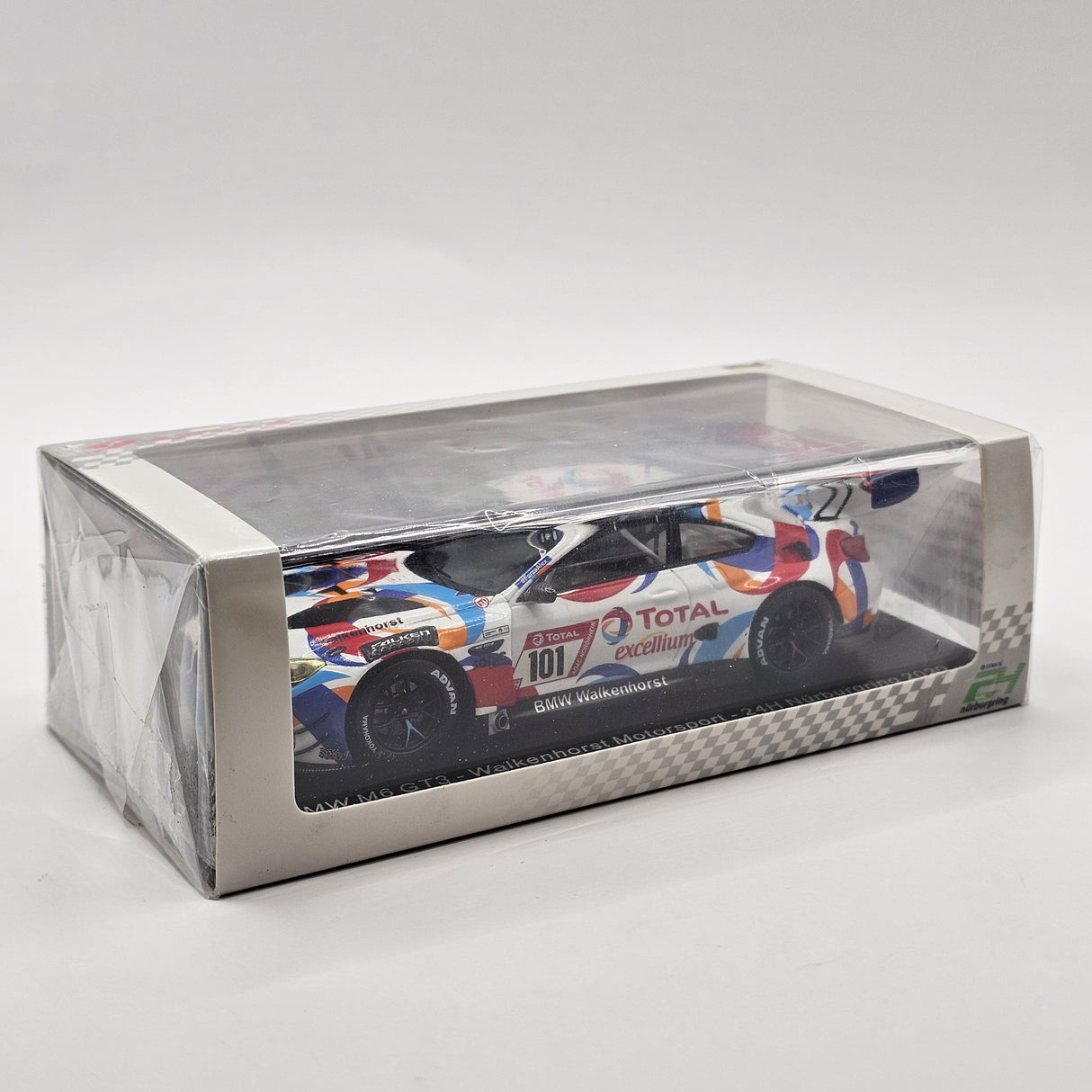Spark BMW M6 GT3 #101 Walkenhorst Motorsport 24Hrs Nurburgring 2020 1/43 Scale