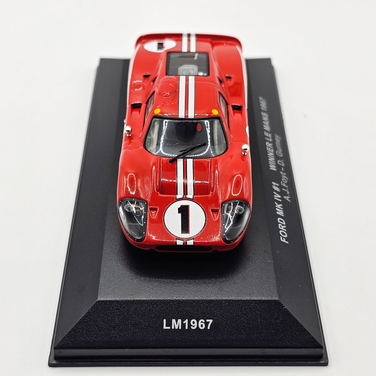 IXO Ford MK IV #1 Ford Motor Company 24Hrs Le Mans 1967 Winner 1/43 Scale
