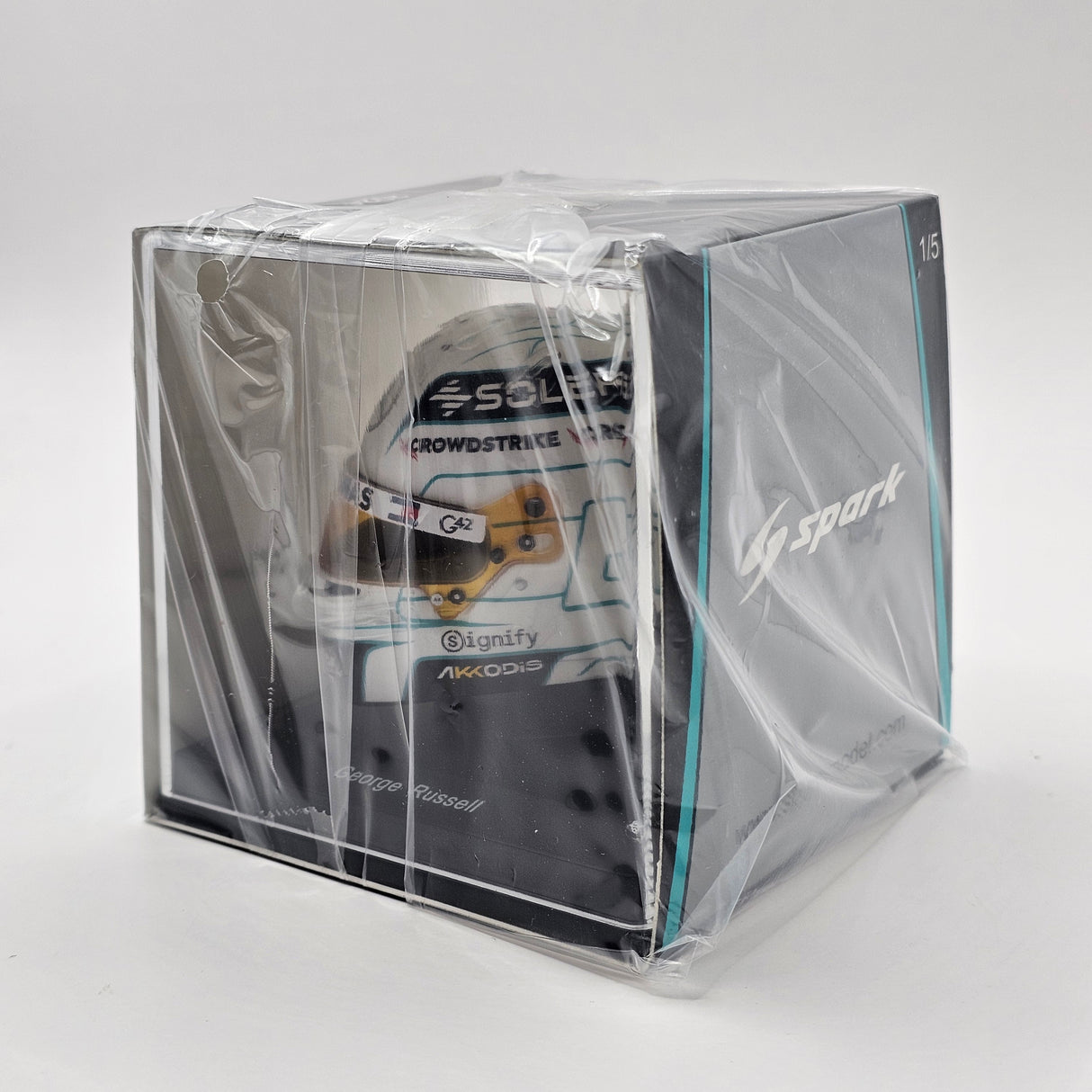 Spark George Russell 2024 Qatar GP Helmet 1/5 Scale 5HF181