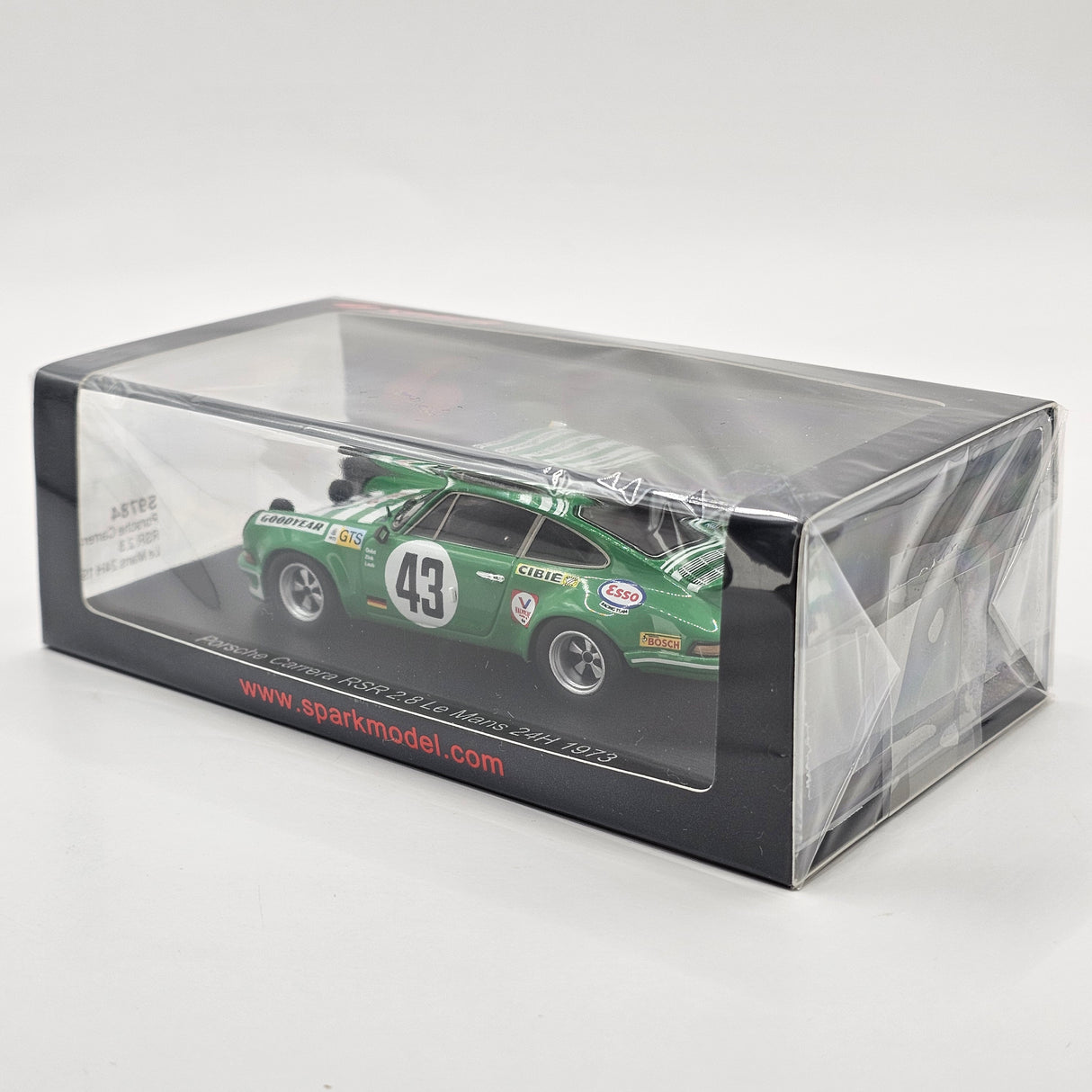 Spark Porsche 911 Carrera RS #43 Max Moritz Racing Team 24Hrs Le Mans 1973 1/43 Scale