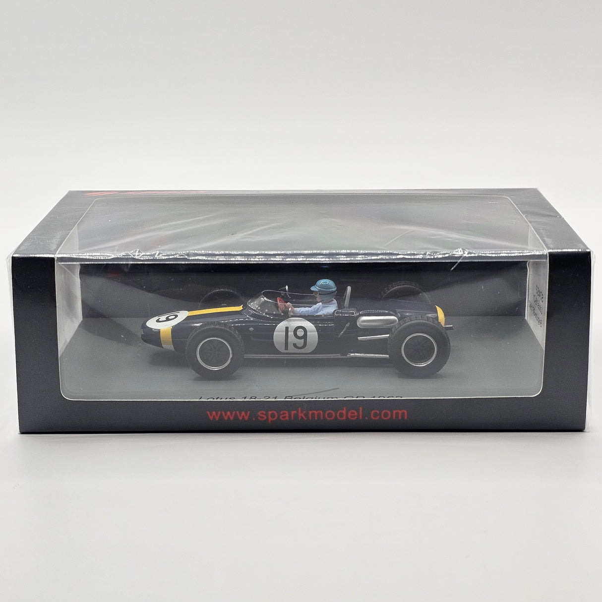 Spark Lotus 18-21 #19 Lucien Bianchi Belgium F1 GP 1962 1/43 Scale S7453