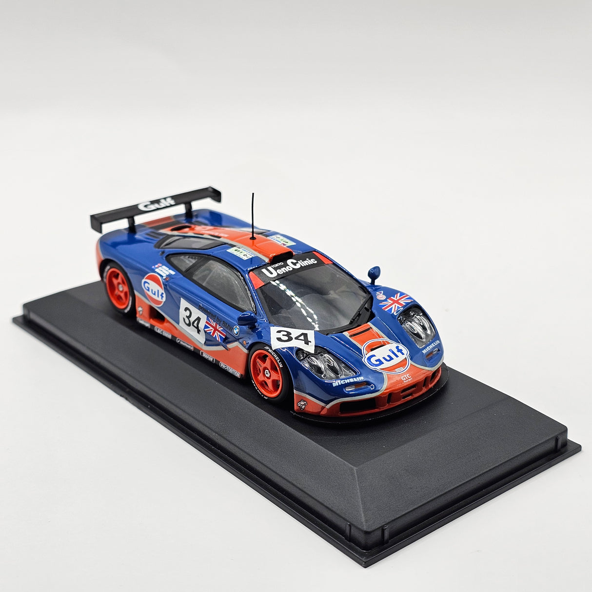 Minichamps McLaren F1 GTR #34 Gulf Racing 24Hrs Le Mans 1996 1/43 Scale