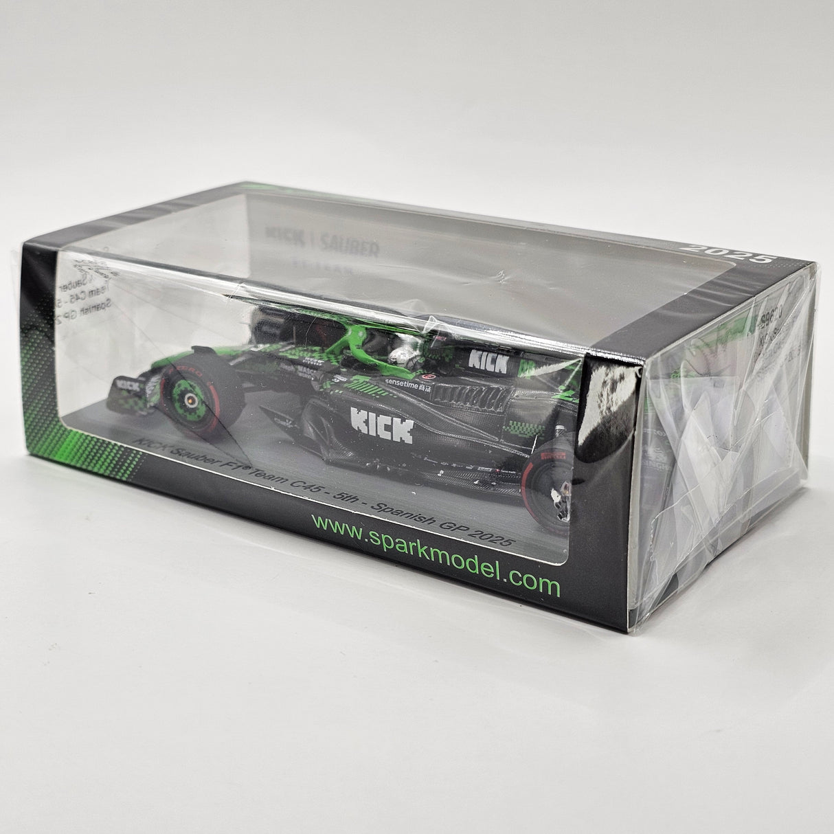 Spark Kick Sauber C45 #27 Nico Hulkenberg Spanish F1 GP 2025 5th 1/43 Scale S9620