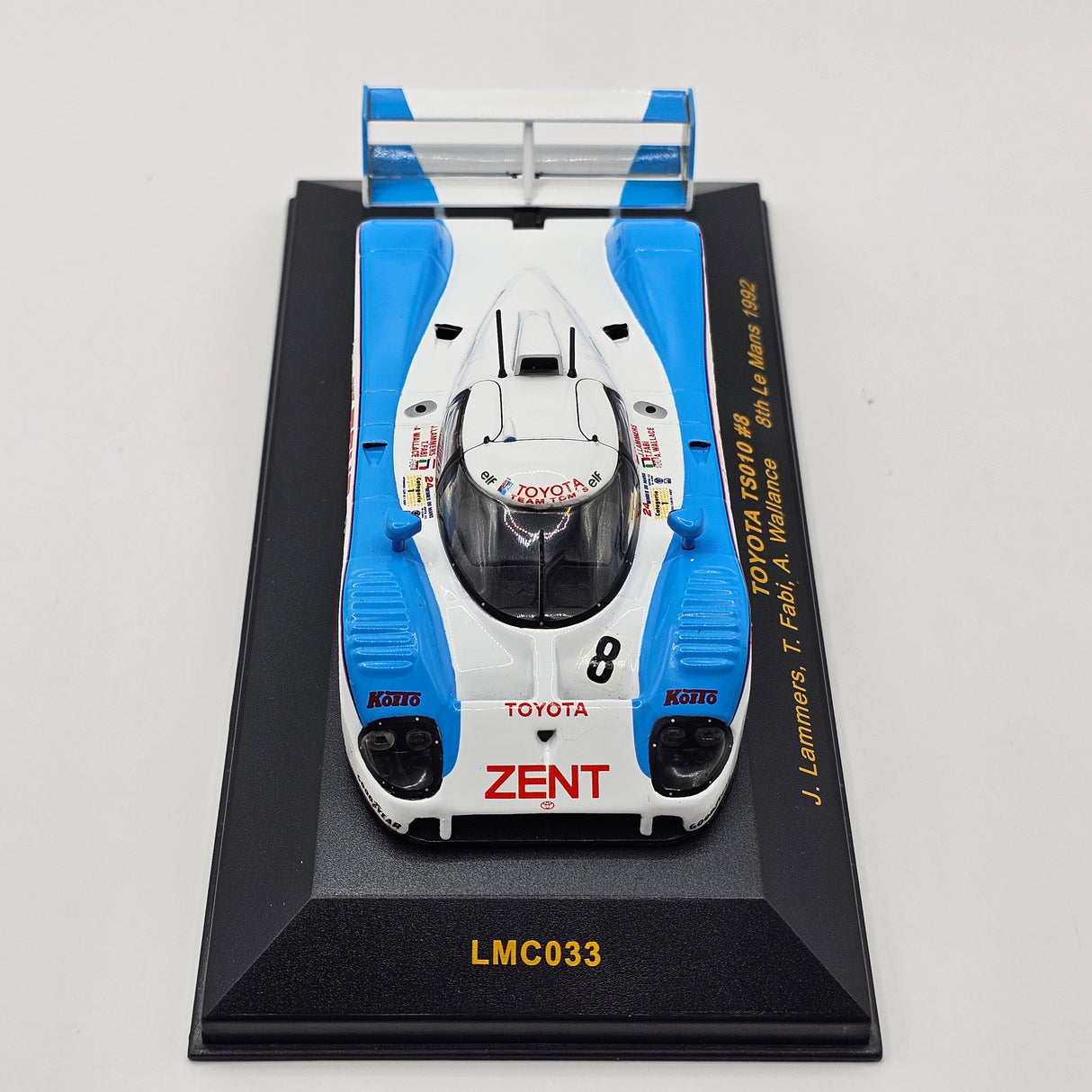 IXO Toyota TS010 #8 Toyota Team TOM'S GB Le Mans 1992 1/43 Scale LMC033