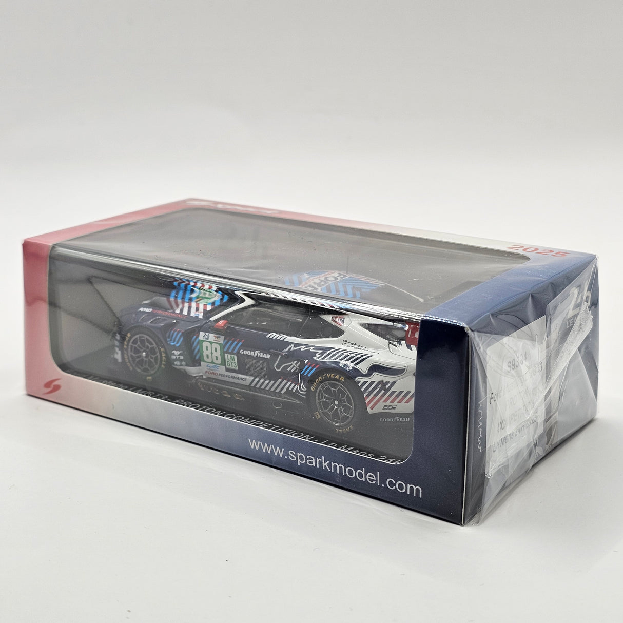 Spark Ford Mustang LMGT3 #88 Proton Competition 24 Hours of Le Mans 2025 1/43 Scale S9304