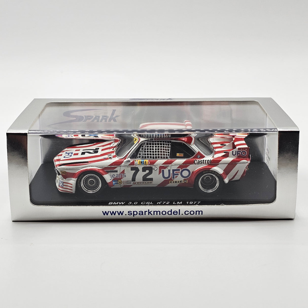 Spark BMW 3.0 CSL #72 Luigi Racing 24Hrs Le Mans 1977 1/43 Scale S1574