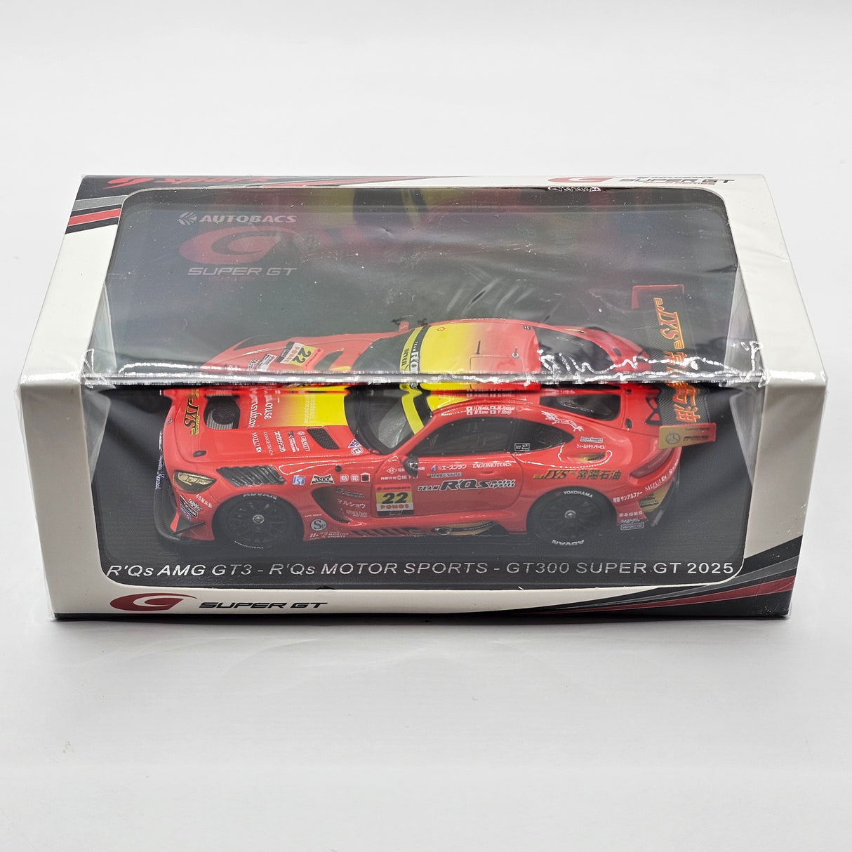 Spark Mercedes AMG GT3 Evo #22 R'Qs Motor Sports Super GT GT300 2025 1/43 Scale