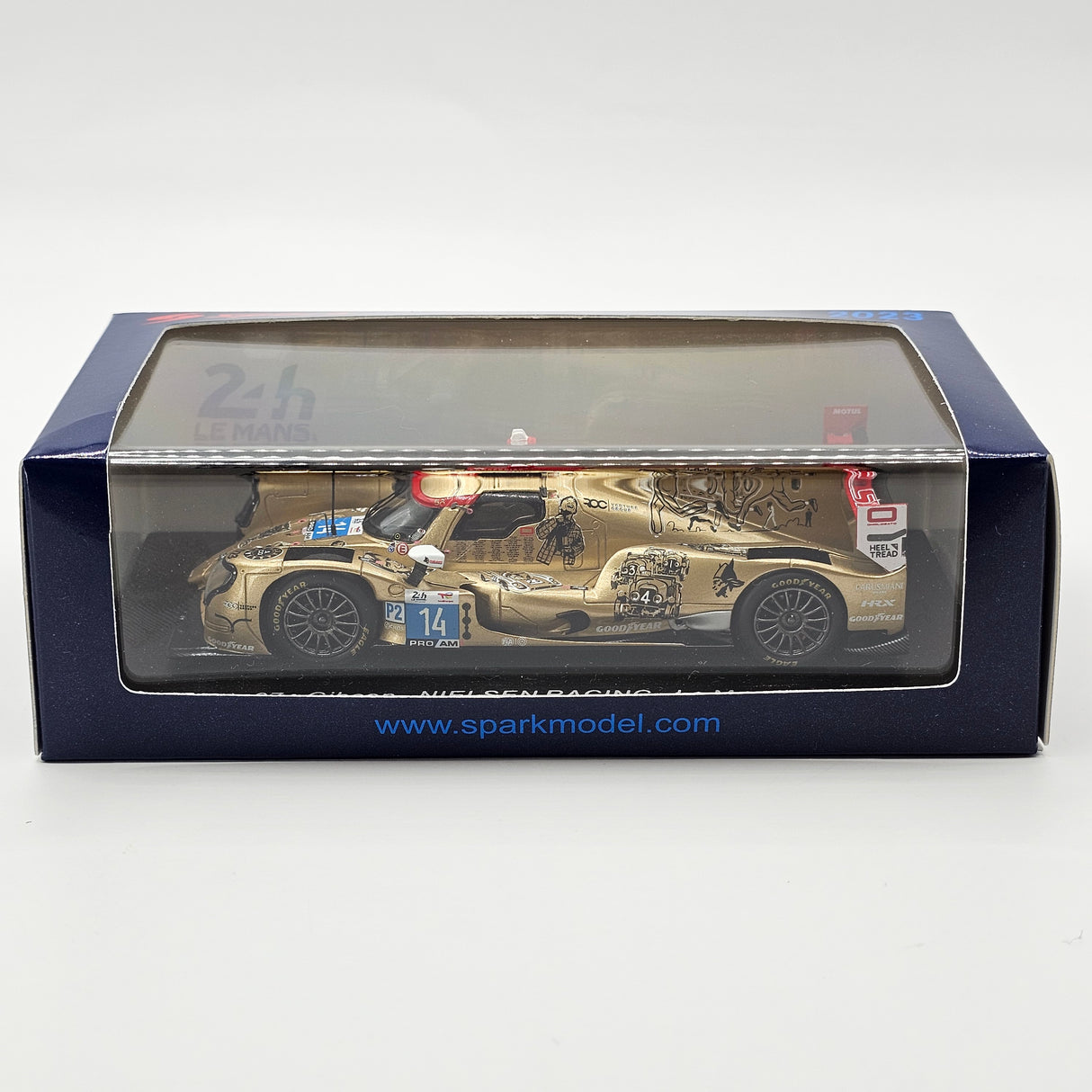 Spark Oreca 07 Gibson #14 Nielsen Racing 24Hrs Le Mans 2023 1/43 Scale S8737
