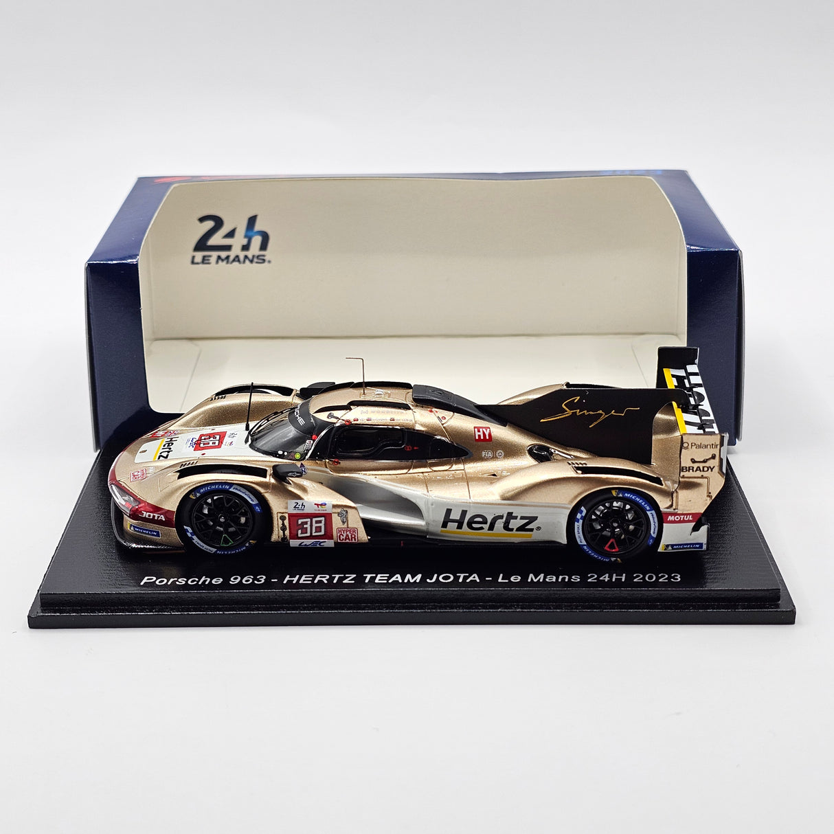 Spark Porsche 963 #38 Hertz Team Jota 24Hrs Le Mans 2023 1/43 Scale S8727