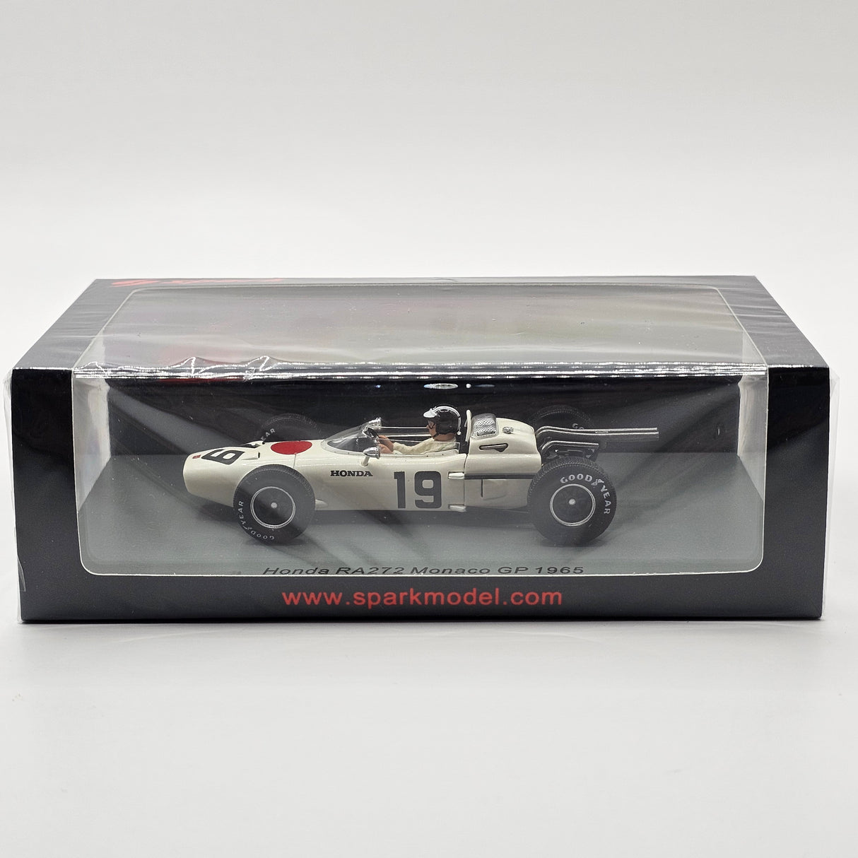 Spark Honda RA272 #19 Ronnie Bucknum Monaco F1 GP 1965 1/43 Scale S6219