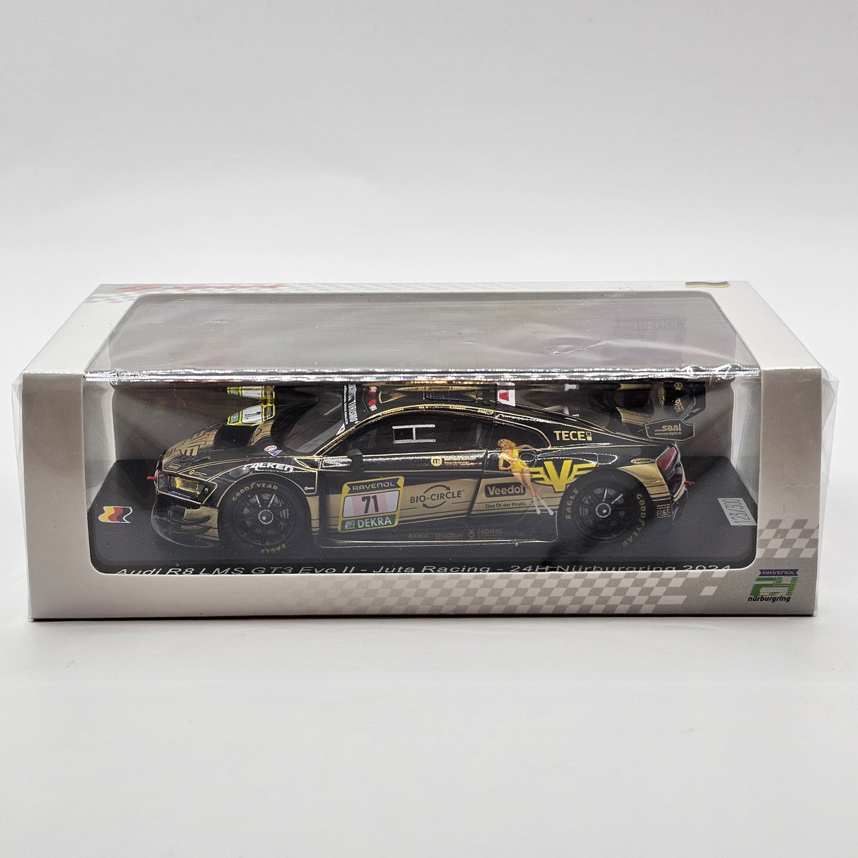 Spark Audi R8 LMS Evo II #71 Juta Racing 24Hrs Nurburgring 2024 1/43 Scale