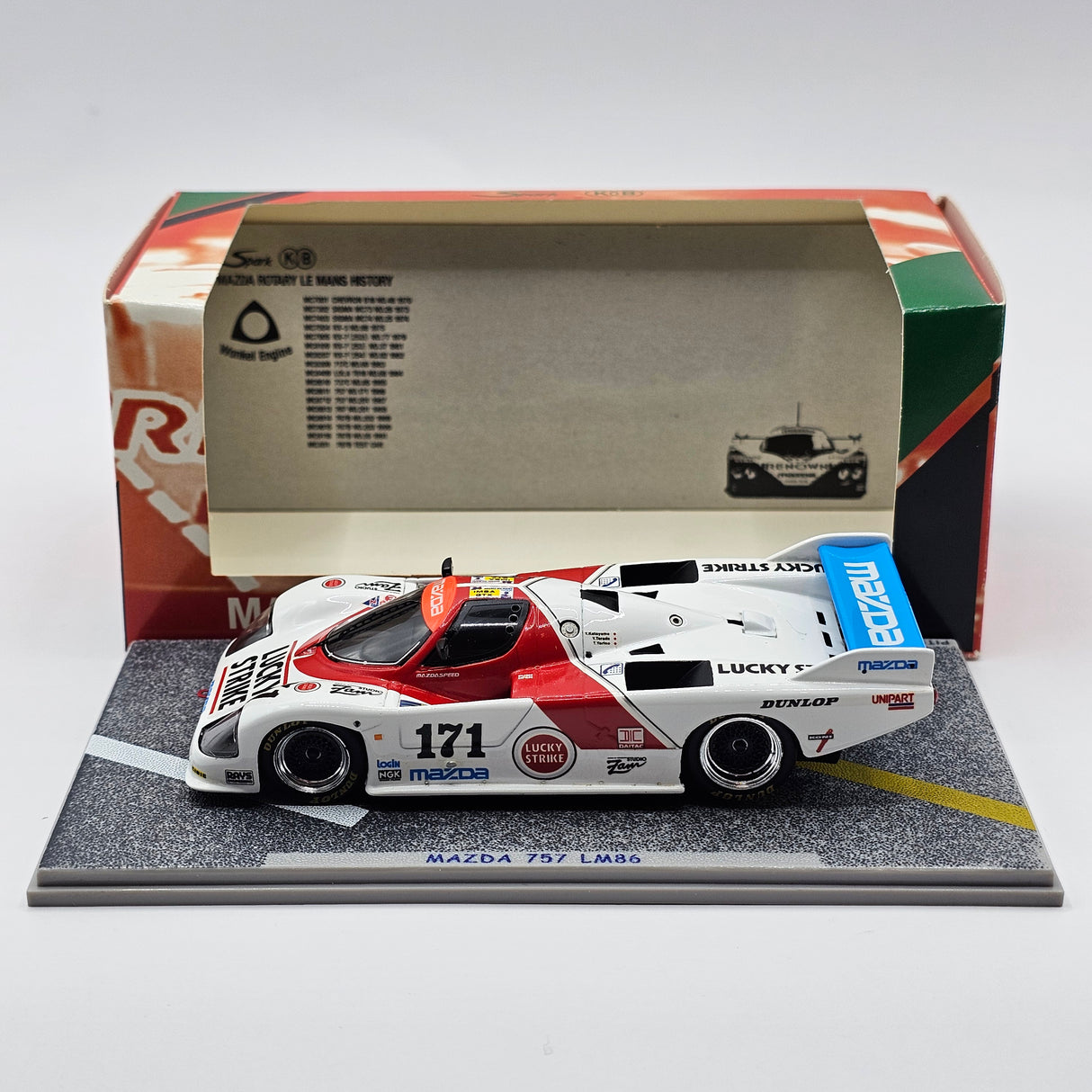 Spark Mazda 757 #171 Mazdaspeed Le Mans 24Hrs 1986 Rotary History 1/43 Scale