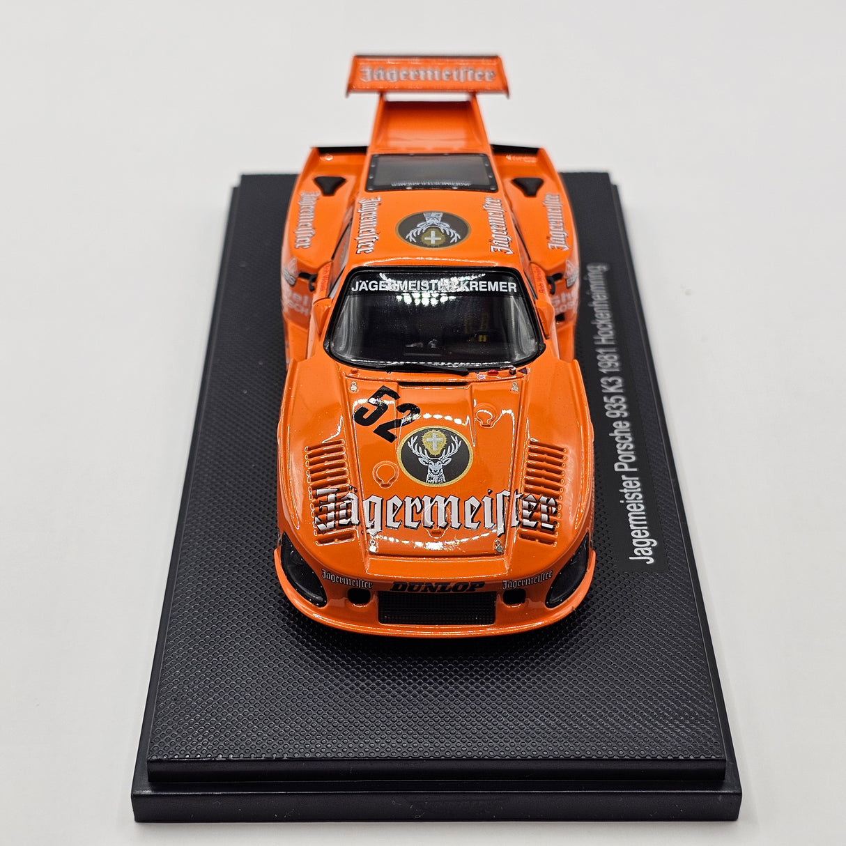 EBBRO Porsche 935 K3 #52 Jägermeister Kremer DRM Hockenheimring 1981 1/43 Scale