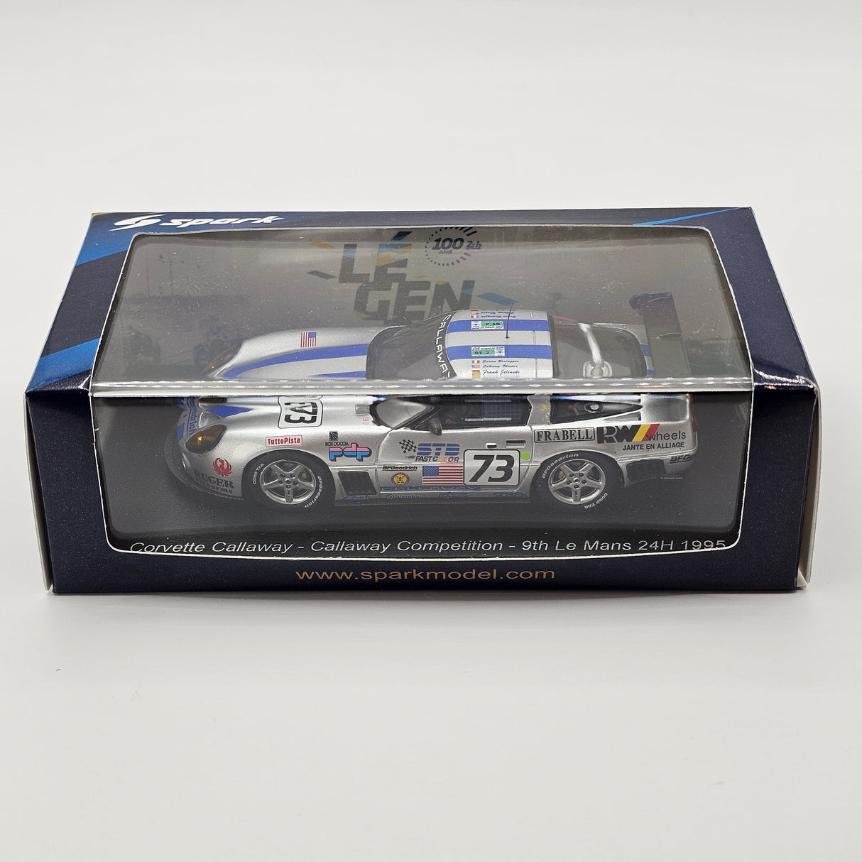 Spark Corvette Callaway #73 Callaway Competition 24Hrs Le Mans 1995 1/43 Scale