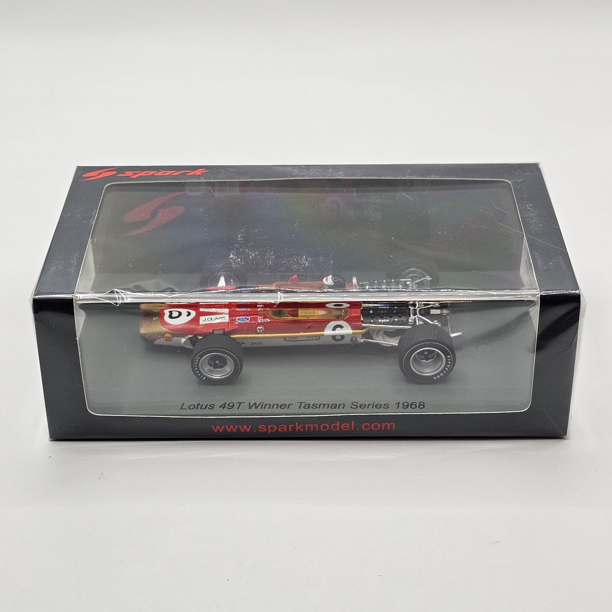 Spark Lotus 49T #6 Jim Clark Winner Tasman Series 1968 1/43 Scale S6364