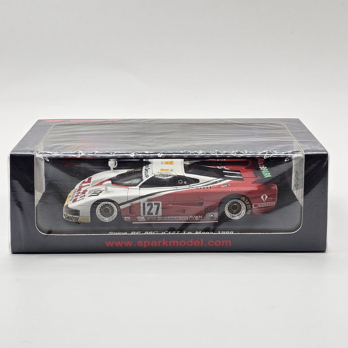 Spark Spice SE 86C #127 Chamberlain Engineering Le Mans 1988 1/43 Scale S3586