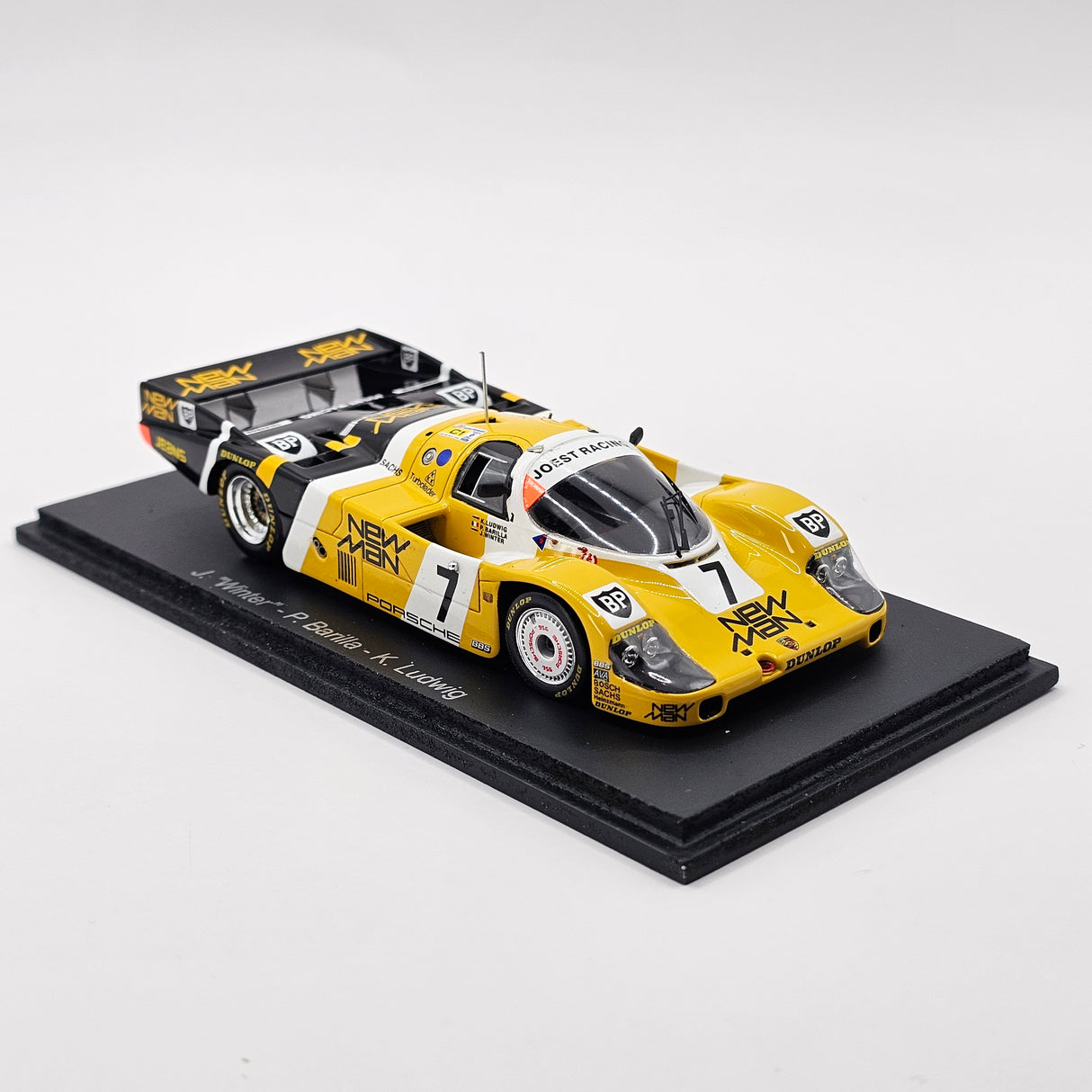Spark Porsche 956B #7 NewMan Joest Racing 24Hrs Le Mans 1985 Winner 1/43 Scale