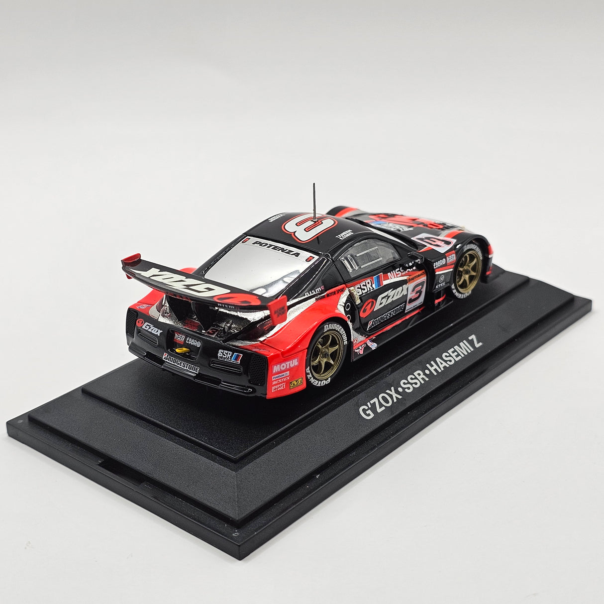 EBBRO Tomica Nissan Z #3 G'Zox Hasemi Motorsport JGTC GT500 2004 1/43 Scale