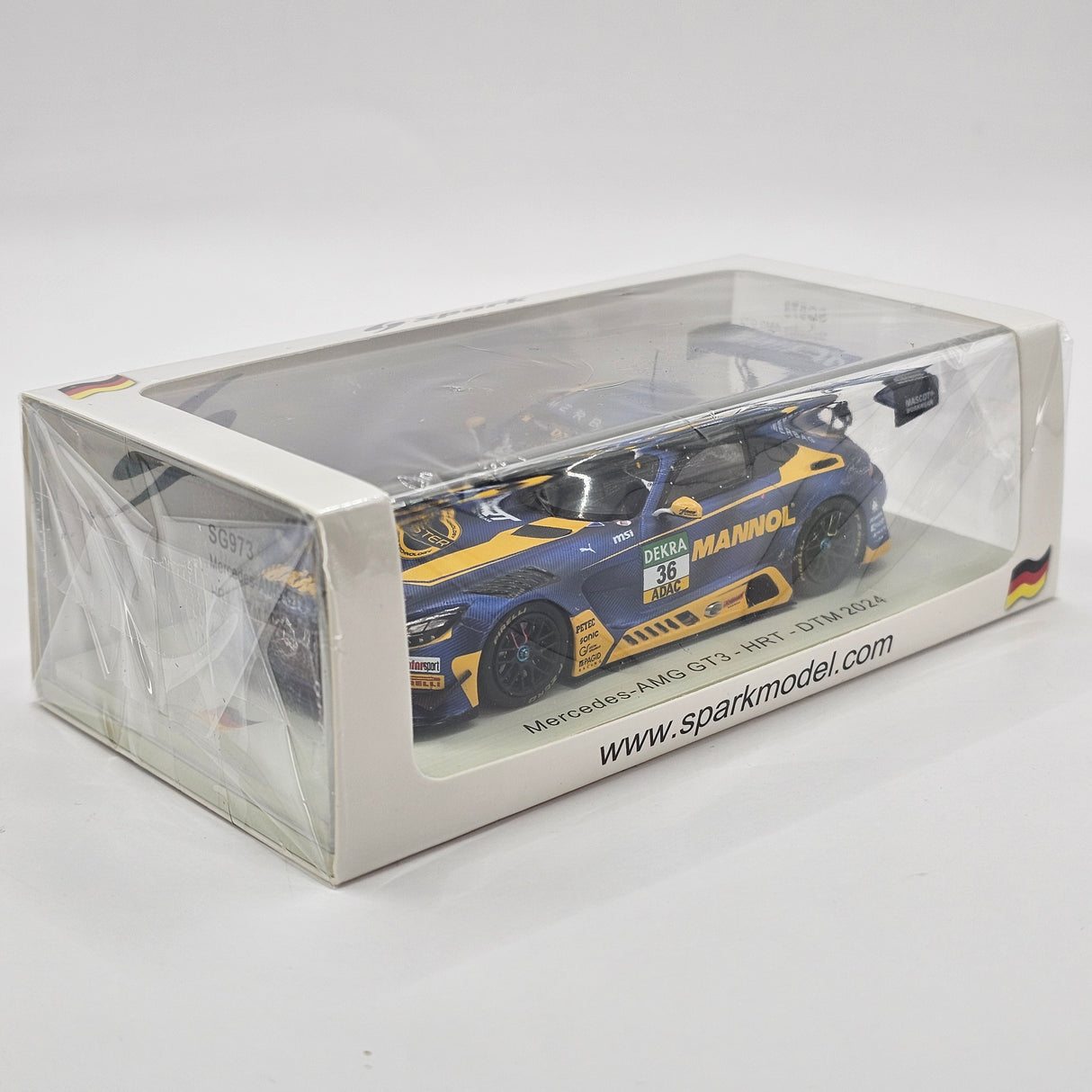 Spark Mercedes-AMG GT3 Evo #36 Team HRT Arjun Maini DTM 2024 1/43 Scale SG973