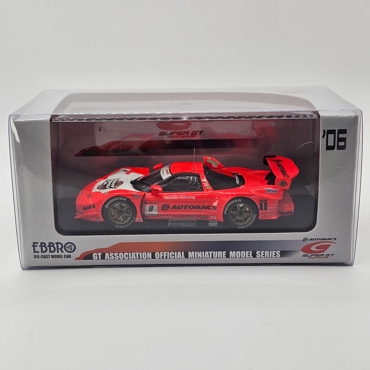 EBBRO Honda NSX GT500 #8 ARTA Honda Racing Super GT 2006 1/43 Scale