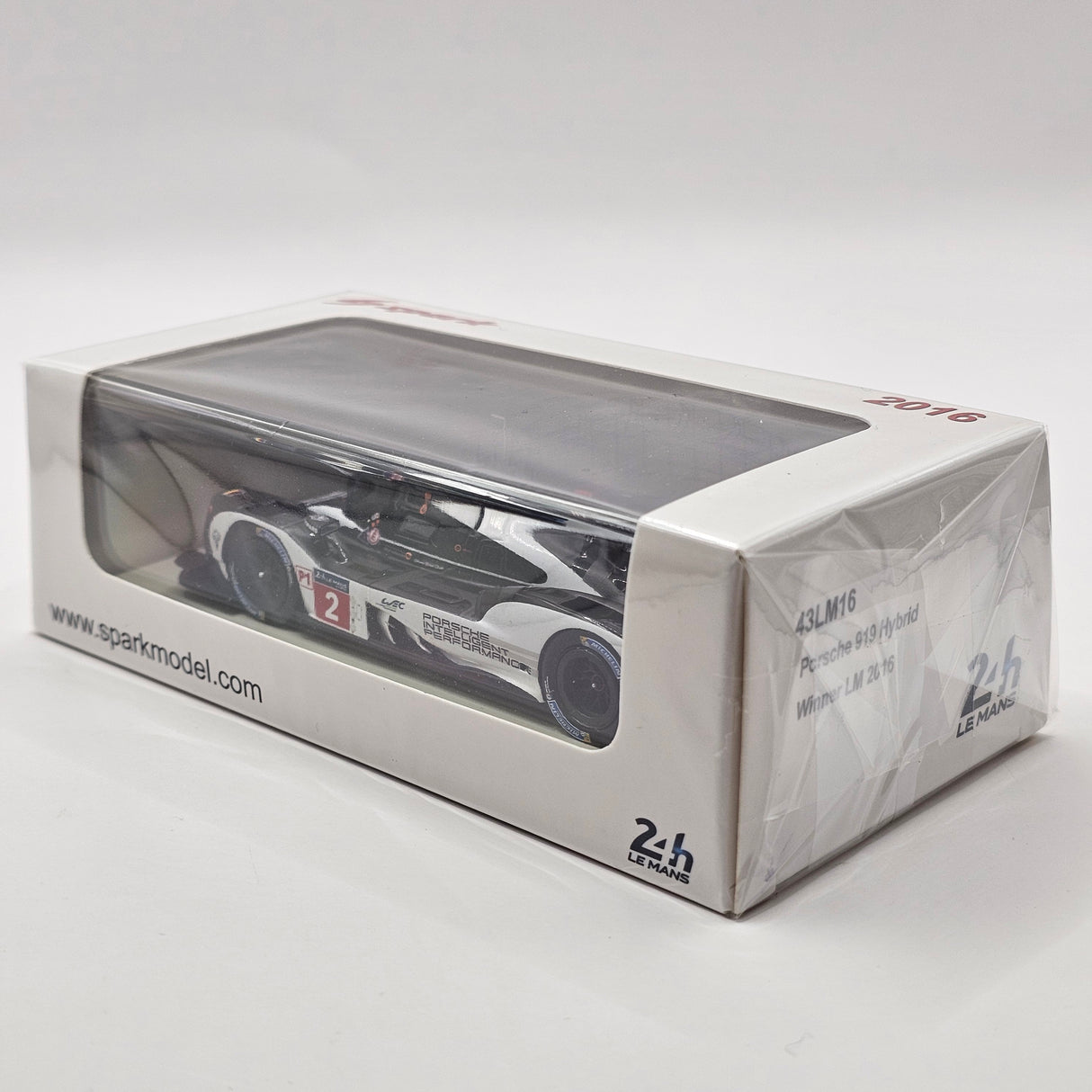 Spark Porsche 919 Hybrid #2 Porsche Team 24Hrs Le Mans 2016 Winner 1/43 Scale 43LM16