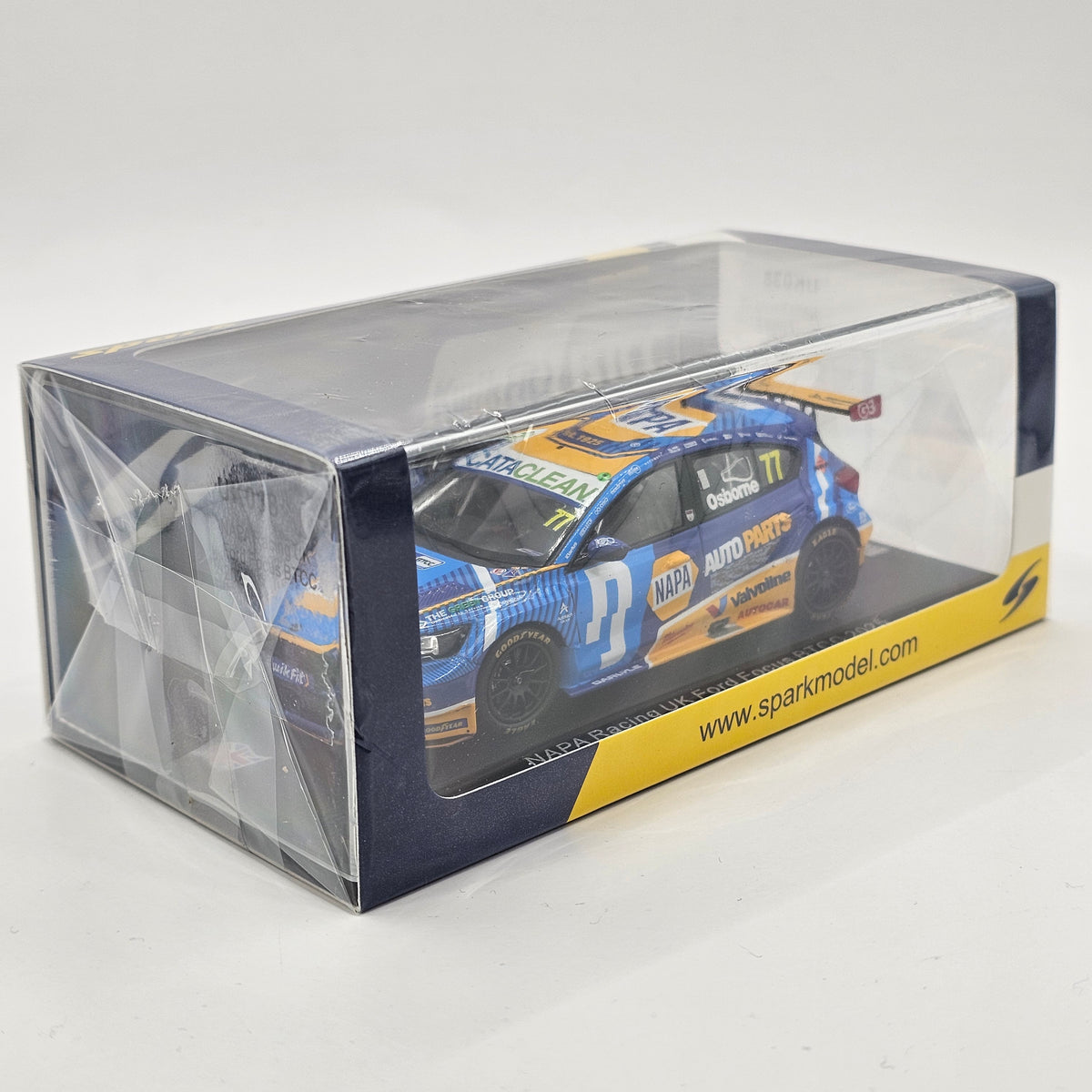 Spark Ford Focus #77 Sam Osbourne BTCC 2025 Knockhill 1/43 Scale UK038
