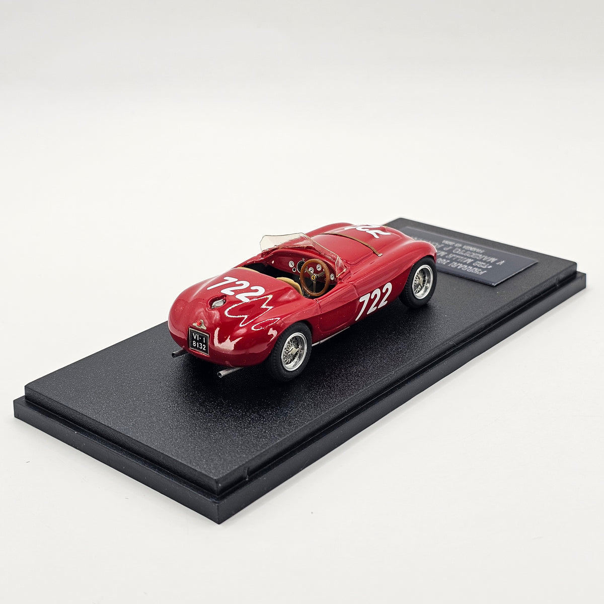 Faenza 43 Ferrari 166 Spyder Corsa #722 Marzotto/Fontana Mille Miglia 1950 1/43 Scale