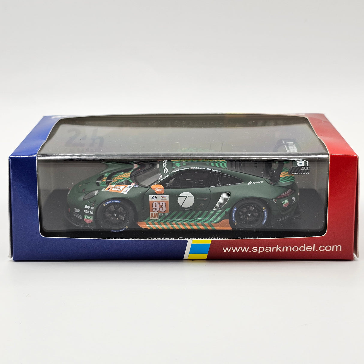 Spark Porsche 911 RSR-19 #93 Proton Competition 24Hrs Le Mans 2022 1/43 Scale