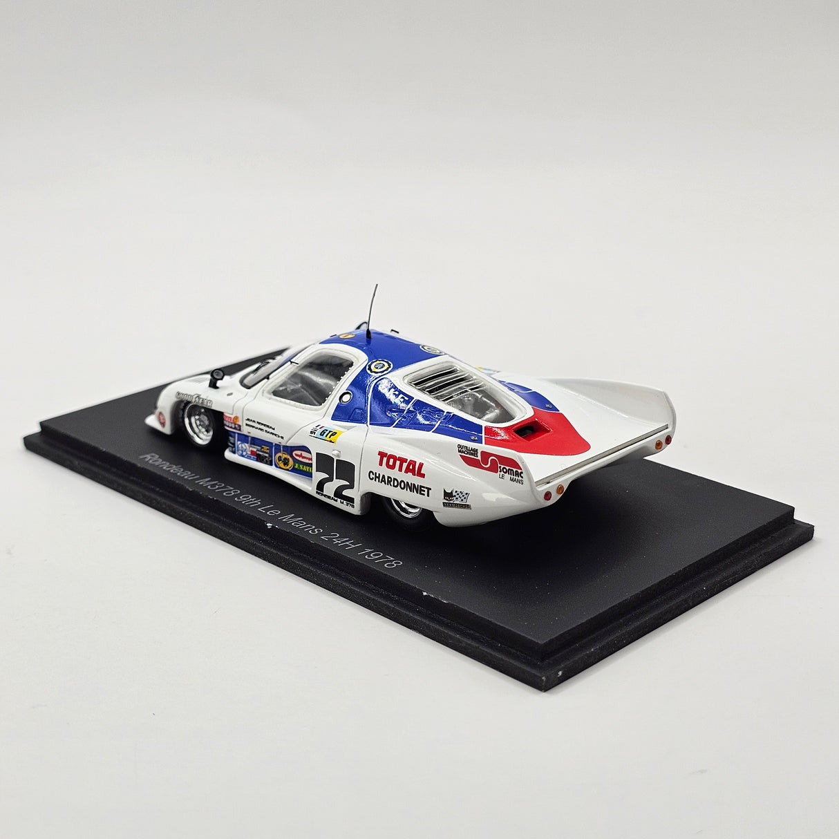 Spark Rondeau M378 #72 Jean Rondeau 24Hrs Le Mans 1978 1/43 Scale S8452