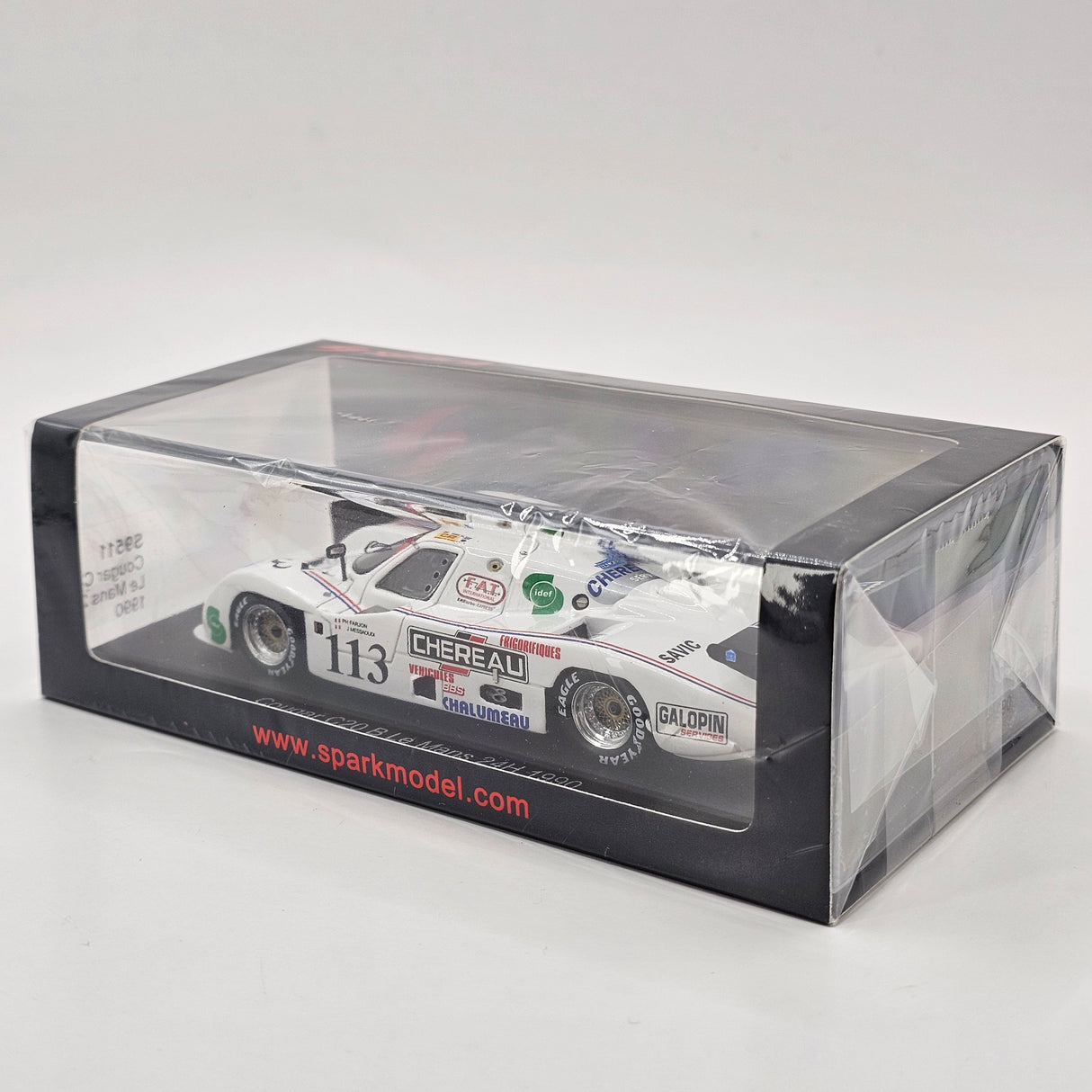 Spark Cougar C20B #113 Etablissements Chéreau 24Hrs Le Mans 1990 1/43 Scale S9511