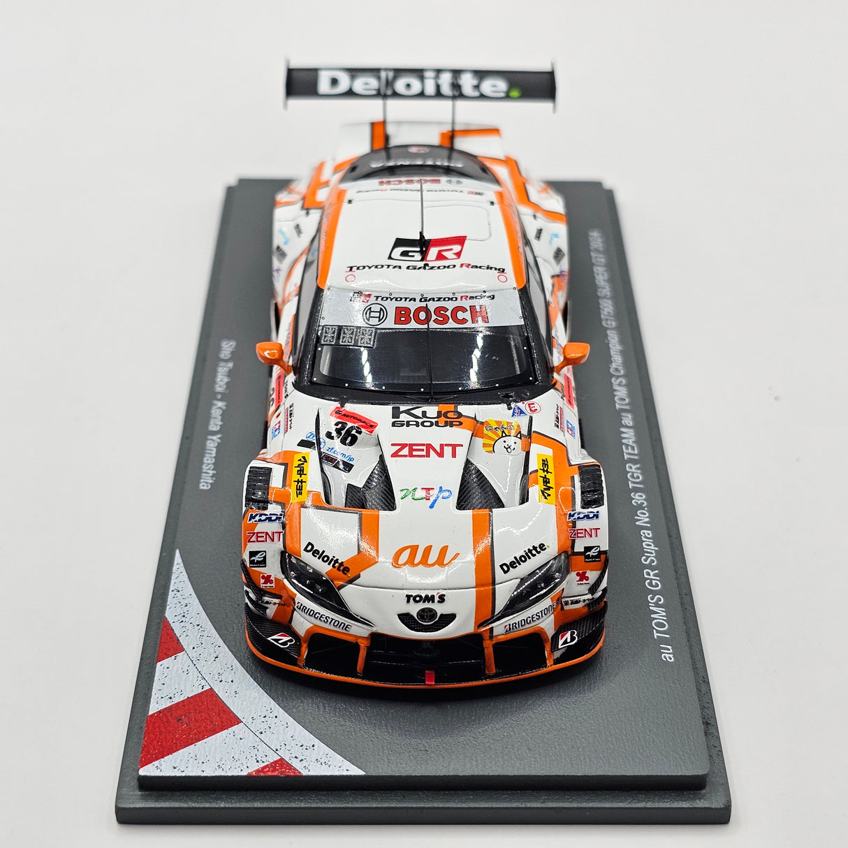 Spark Toyota au Tom's GR Supra #36 TGR GT500 2024 Super GT Champions 1/43 Scale