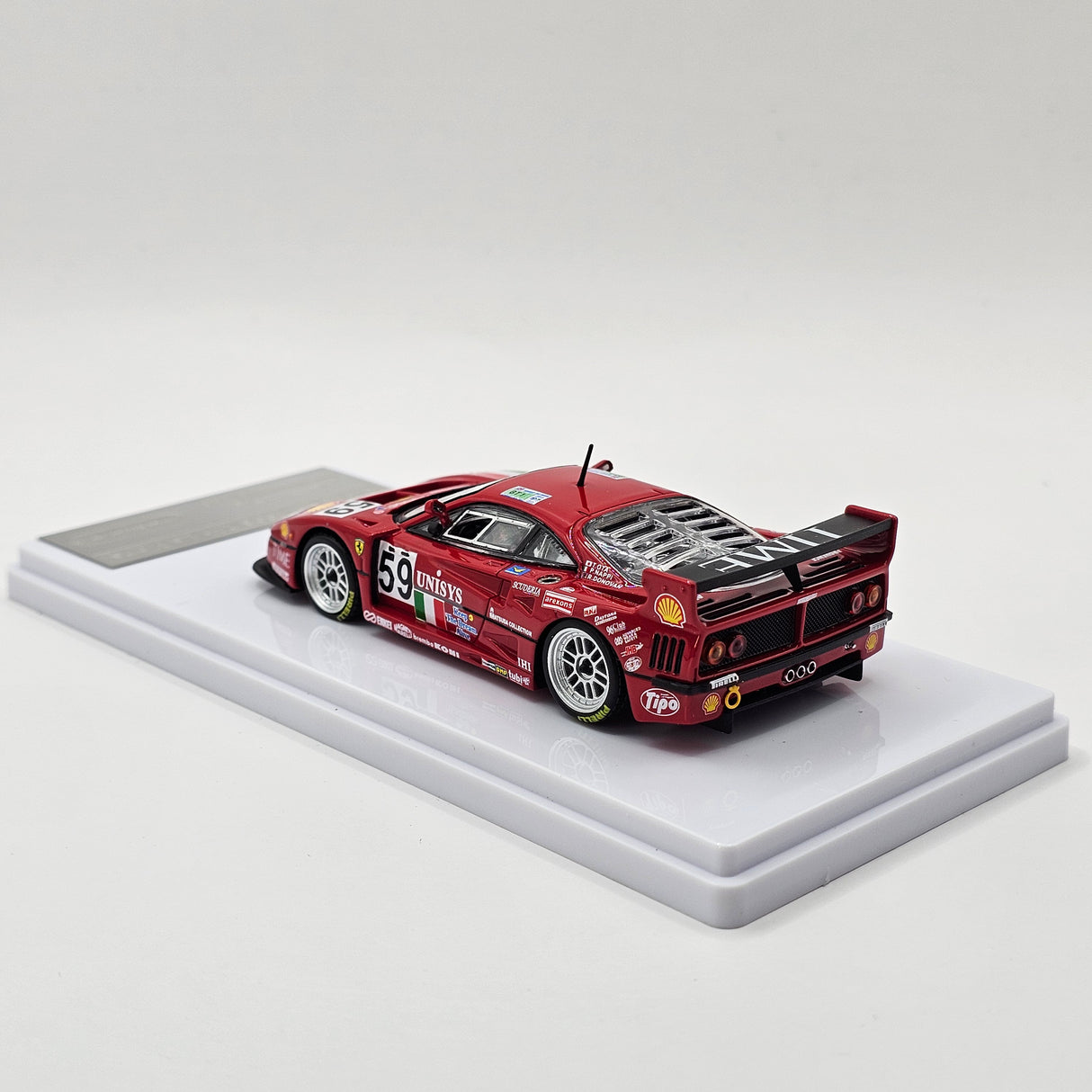 Tecnomodel Ferrari F40 GTE #59 Ennea Ferrari Club Italia 24Hrs Le Mans 1996 1/43 Scale